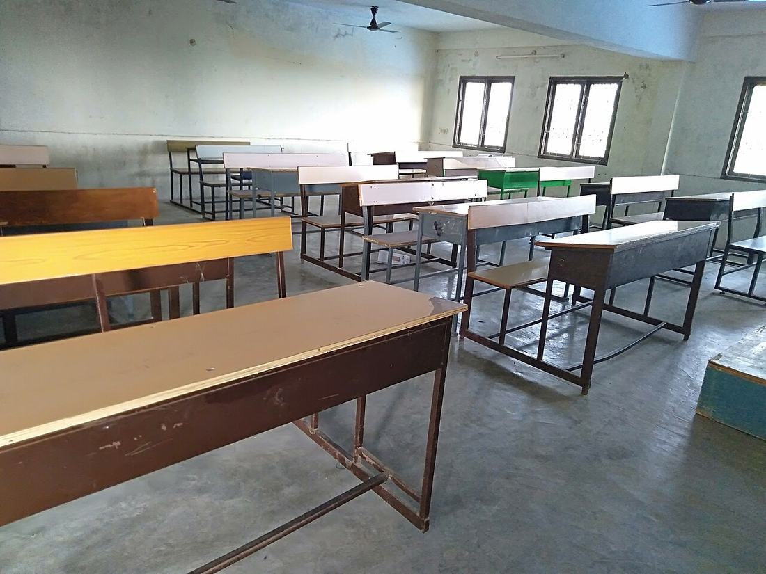 An empty classroom