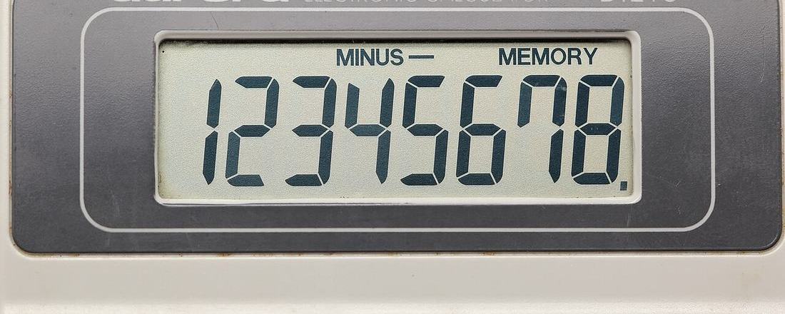 An electronic calculator
